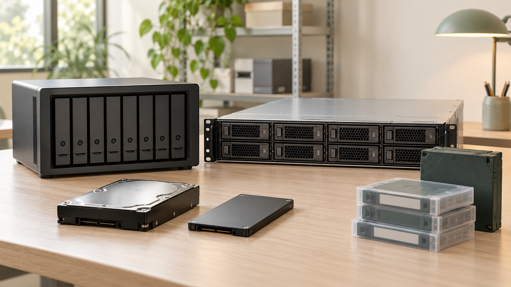 Illustrative NAS and storage server